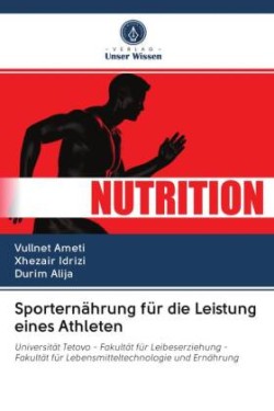 Sporternährung für die Leistung eines Athleten