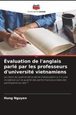 Évaluation de l'anglais parlé par les professeurs d'université vietnamiens