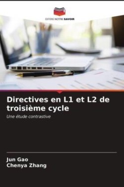 Directives en L1 et L2 de troisième cycle