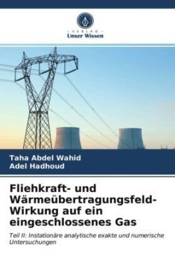 Fliehkraft- und Wärmeübertragungsfeld-Wirkung auf ein eingeschlossenes Gas