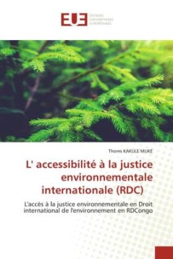 L' accessibilité à la justice environnementale internationale (RDC)