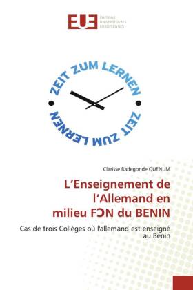 L'Enseignement de l'Allemand en milieu F N du BENIN