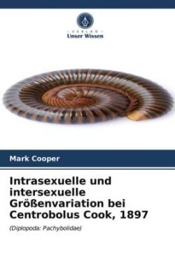 Intrasexuelle und intersexuelle Größenvariation bei Centrobolus Cook, 1897