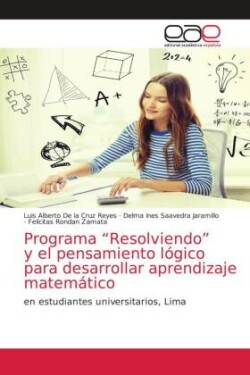 Programa "Resolviendo" y el pensamiento lógico para desarrollar aprendizaje matemático