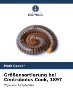 Größensortierung bei Centrobolus Cook, 1897