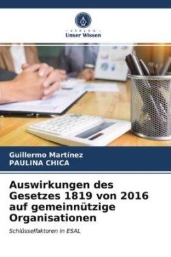 Auswirkungen des Gesetzes 1819 von 2016 auf gemeinnützige Organisationen