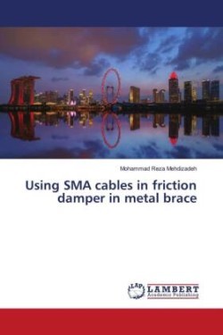 Using SMA cables in friction damper in metal brace