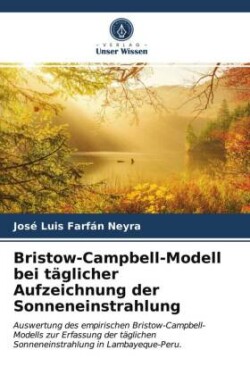 Bristow-Campbell-Modell bei täglicher Aufzeichnung der Sonneneinstrahlung