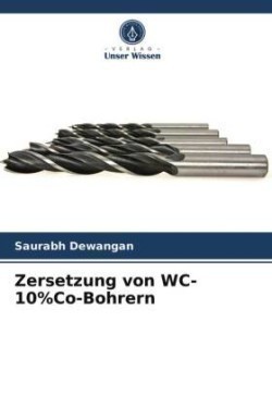 Zersetzung von WC-10%Co-Bohrern
