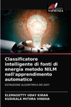 Classificatore intelligente di fonti di energia metodo NILM nell'apprendimento automatico