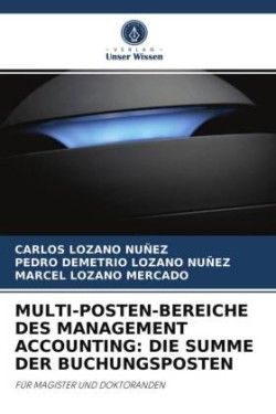 Multi-Posten-Bereiche Des Management Accounting