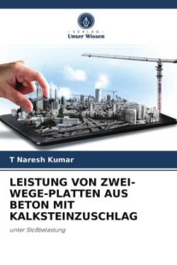 Leistung Von Zwei-Wege-Platten Aus Beton Mit Kalksteinzuschlag