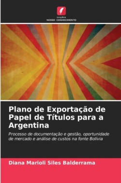 Plano de Exportação de Papel de Títulos para a Argentina