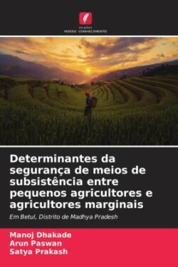 Determinantes da segurança de meios de subsistência entre pequenos agricultores e agricultores marginais