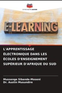 L'APPRENTISSAGE ÉLECTRONIQUE DANS LES ÉCOLES D'ENSEIGNEMENT SUPÉRIEUR D'AFRIQUE DU SUD