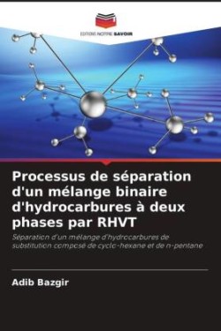 Processus de séparation d'un mélange binaire d'hydrocarbures à deux phases par RHVT