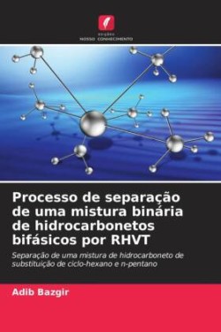 Processo de separação de uma mistura binária de hidrocarbonetos bifásicos por RHVT