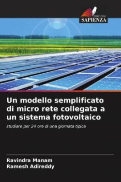 Un modello semplificato di micro rete collegata a un sistema fotovoltaico