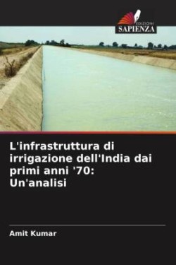L'infrastruttura di irrigazione dell'India dai primi anni '70: Un'analisi