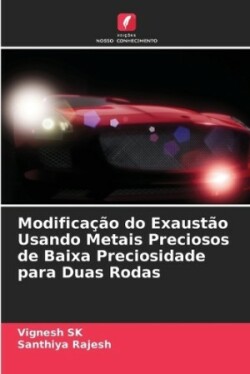 Modificação do Exaustão Usando Metais Preciosos de Baixa Preciosidade para Duas Rodas