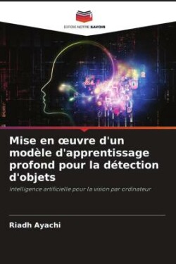 Mise en oeuvre d'un modèle d'apprentissage profond pour la détection d'objets