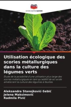 Utilisation écologique des scories métallurgiques dans la culture des légumes verts