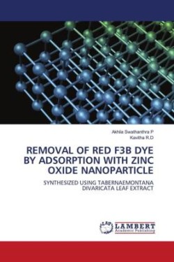 Removal of Red F3b Dye by Adsorption with Zinc Oxide Nanoparticle