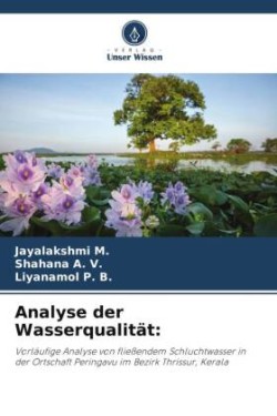 Analyse der Wasserqualität: