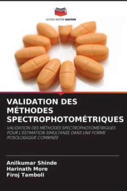 VALIDATION DES MÉTHODES SPECTROPHOTOMÉTRIQUES