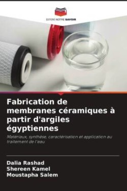 Fabrication de membranes céramiques à partir d'argiles égyptiennes