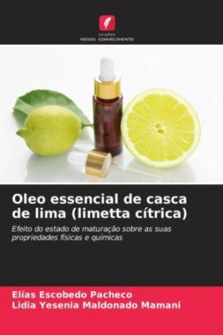 Oleo essencial de casca de lima (limetta cítrica)