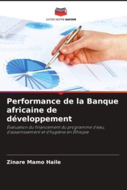 Performance de la Banque africaine de développement