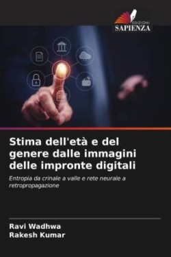 Stima dell'età e del genere dalle immagini delle impronte digitali