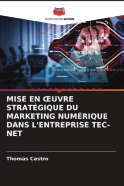 Mise En Oeuvre Stratégique Du Marketing Numérique Dans l'Entreprise Tec-Net