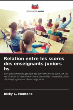 Relation entre les scores des enseignants juniors hs