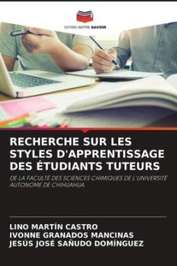 RECHERCHE SUR LES STYLES D'APPRENTISSAGE DES ÉTUDIANTS TUTEURS