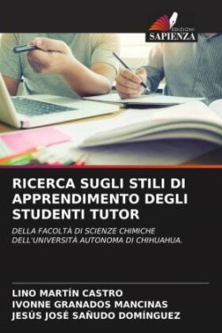 RICERCA SUGLI STILI DI APPRENDIMENTO DEGLI STUDENTI TUTOR