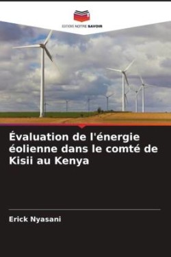 Évaluation de l'énergie éolienne dans le comté de Kisii au Kenya