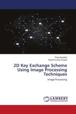 2D Key Exchange Scheme Using Image Processing Techniques
