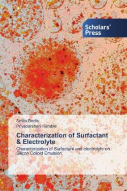 Characterization of Surfactant & Electrolyte