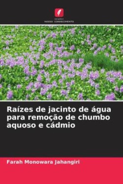 Raízes de jacinto de água para remoção de chumbo aquoso e cádmio