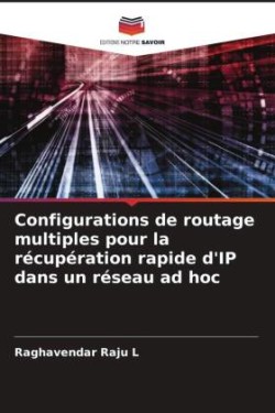 Configurations de routage multiples pour la récupération rapide d'IP dans un réseau ad hoc