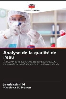 Analyse de la qualité de l'eau