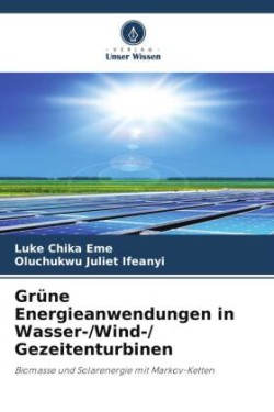 Grüne Energieanwendungen in Wasser-/Wind-/ Gezeitenturbinen