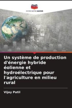 système de production d'énergie hybride éolienne et hydroélectrique pour l'agriculture en milieu rural