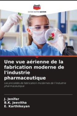 vue aérienne de la fabrication moderne de l'industrie pharmaceutique