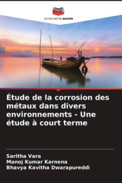 Étude de la corrosion des métaux dans divers environnements - Une étude à court terme