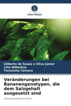 Veränderungen bei Bananengenotypen, die dem Salzgehalt ausgesetzt sind