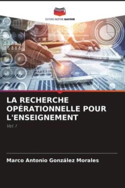 Recherche Opérationnelle Pour l'Enseignement