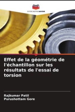 Effet de la géométrie de l'échantillon sur les résultats de l'essai de torsion